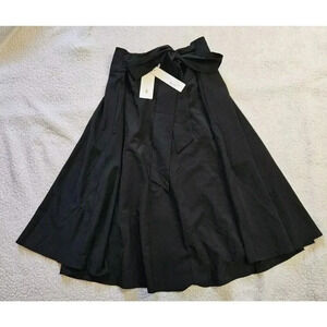 Belle Poque Skirt Black Circle Swing Retro NEW With Tags Women's Size Large
